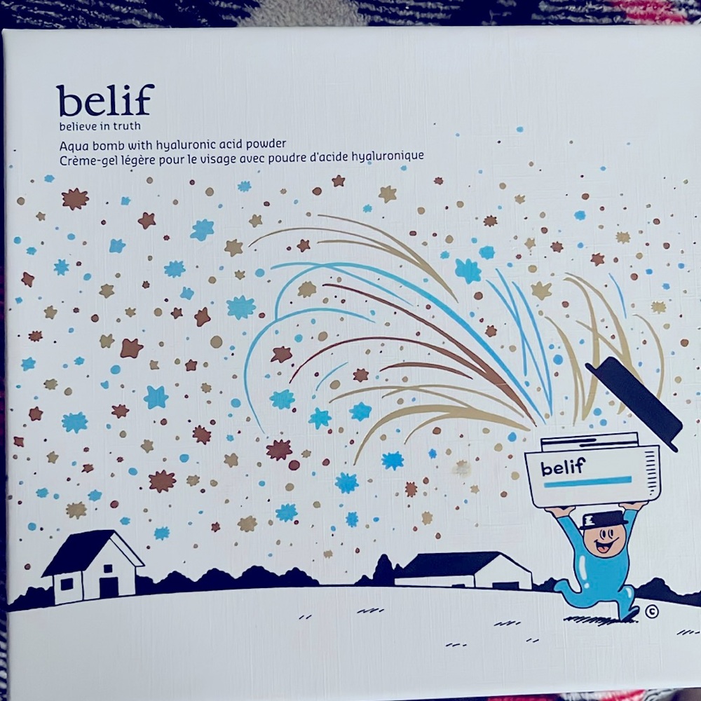 Belief aqua bomb with hyaluronic acid powder kit 💕Limited Edition💕